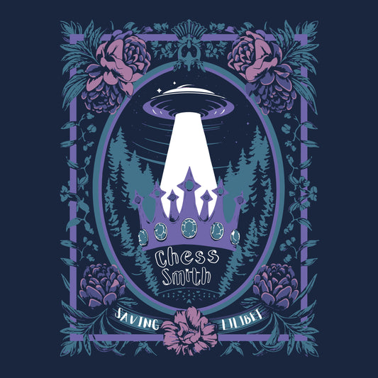 T-Shirt - EP Saving Lilibet Unisex Crew Neck Pastel in Navy