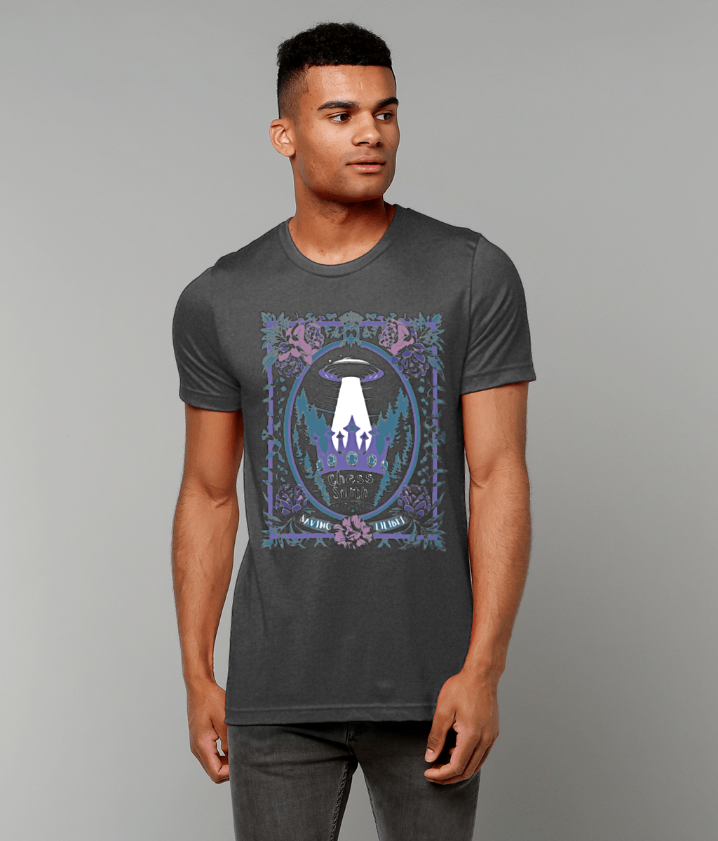 T-Shirt - EP Saving Lilibet Unisex Crew Neck Pastel in Dark Grey Heather