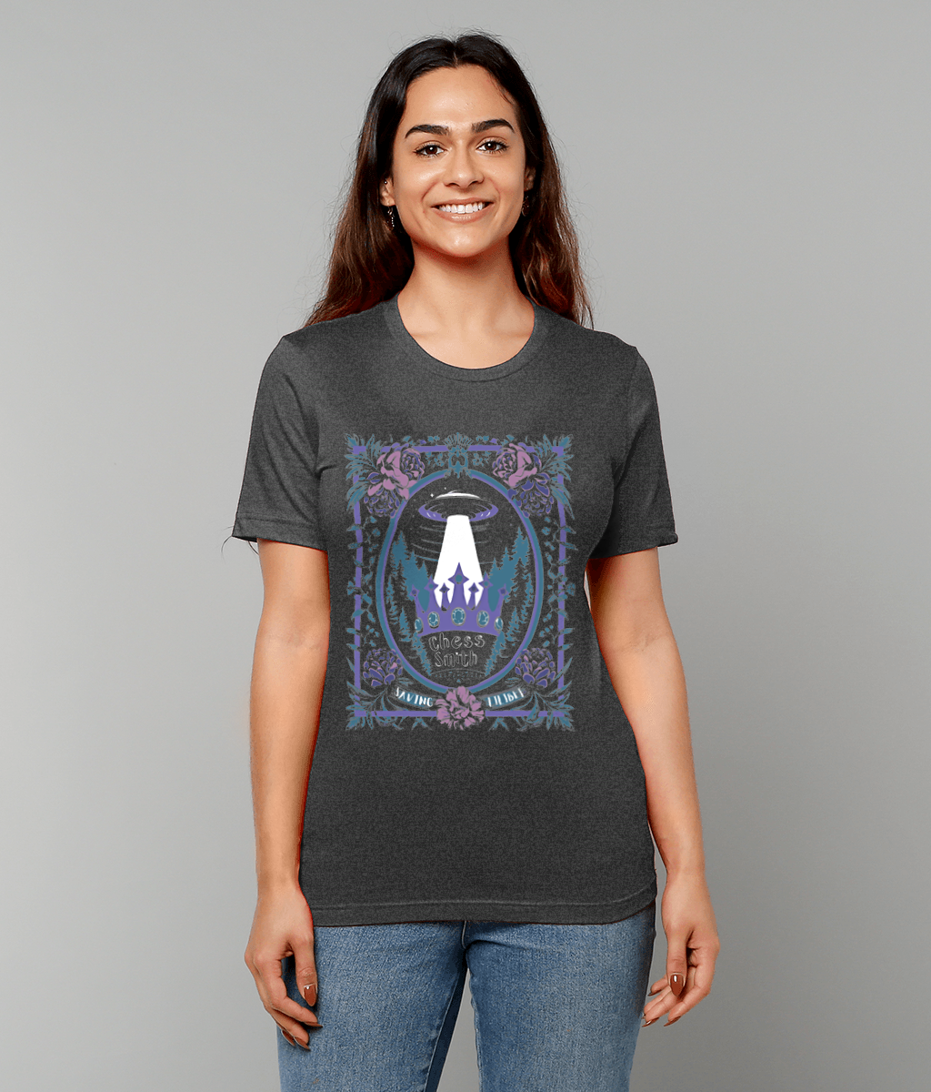 T-Shirt - EP Saving Lilibet Unisex Crew Neck Pastel in Dark Grey Heather