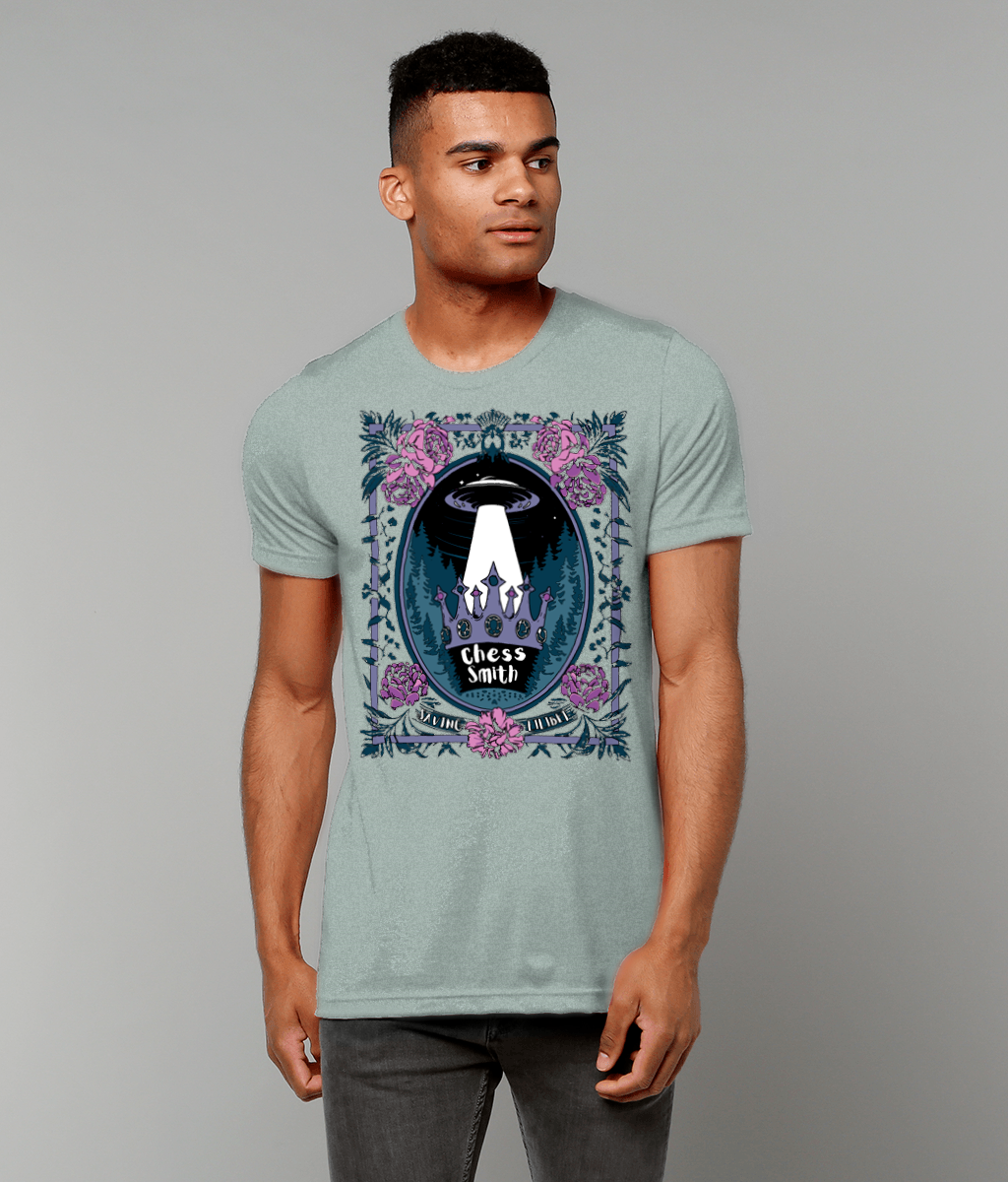T-Shirt - EP Saving Lilibet Unisex Crew Neck in Dusty Blue/Green